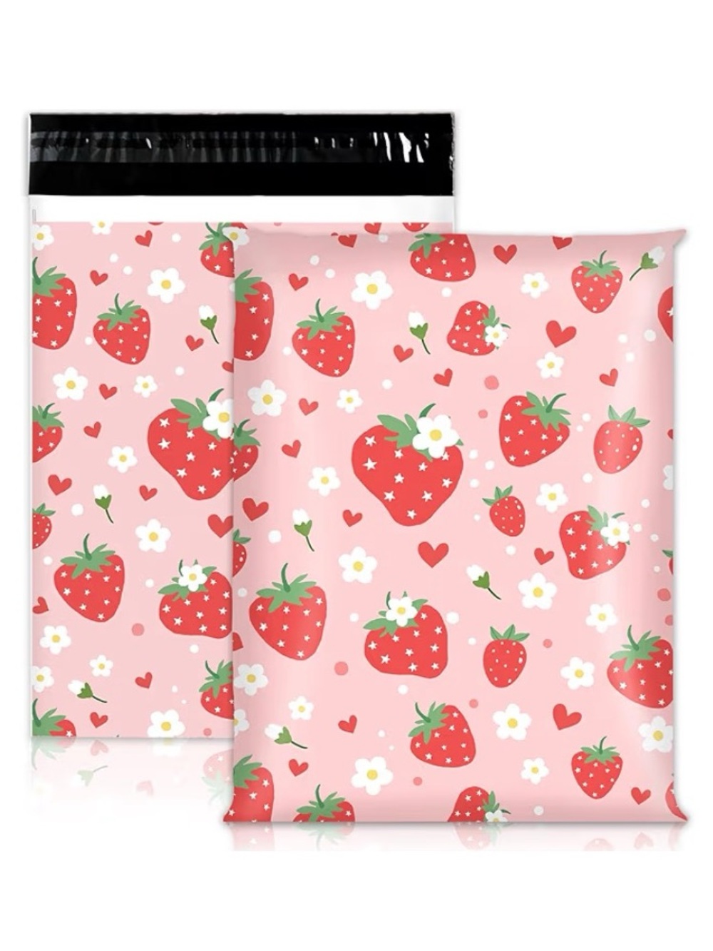 10 Pk 10x13” Strawberry Polymailers